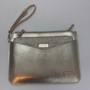 Lilly Pulitzer Elegant Gold Wristlet Clutch Glams Travel Vacation